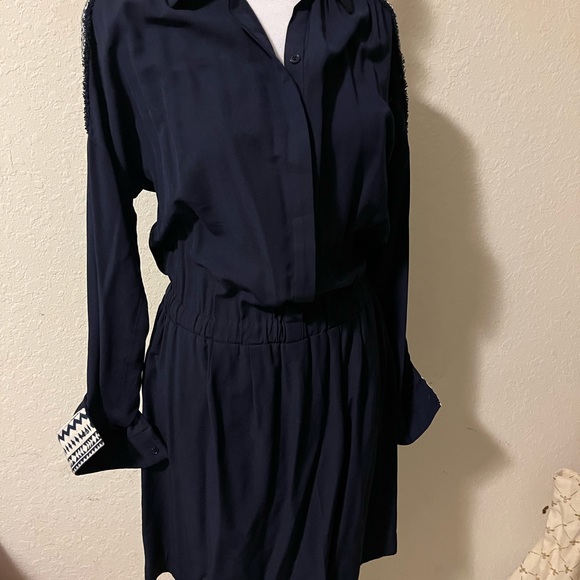 ab Arnaldo Bassini Button Down Dress - Picture 8 of 10